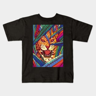 The jungle cat Kids T-Shirt